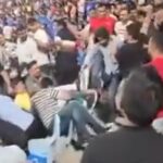 DC vs SRH Fans Fight: Fierce ruckus during Delhi vs Hyderabad match, kick-punches between fans, VIDEO becoming increasingly viral on social media, see