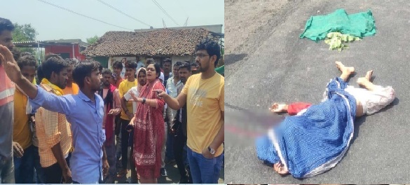 CG ACCIDENT: High speed trailer ran over the innocent, death on the spot, angry villagers staged a blockade