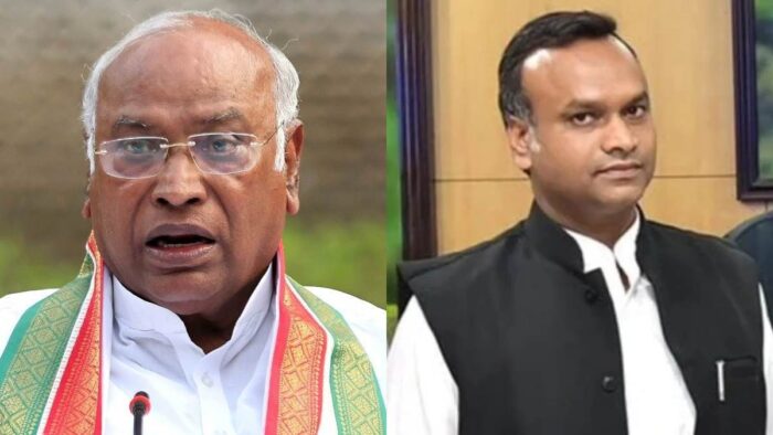 BIG BREAKING: Shock to Congress President Kharge's son, Election Commission served notice in this matter