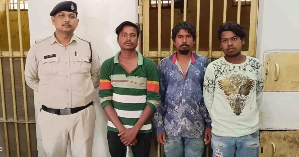 RAIPUR CRIME : पुरानी रंजिश के चलते युवक पर चाकू से हमला, तीन आरोपी गिरफ्तार