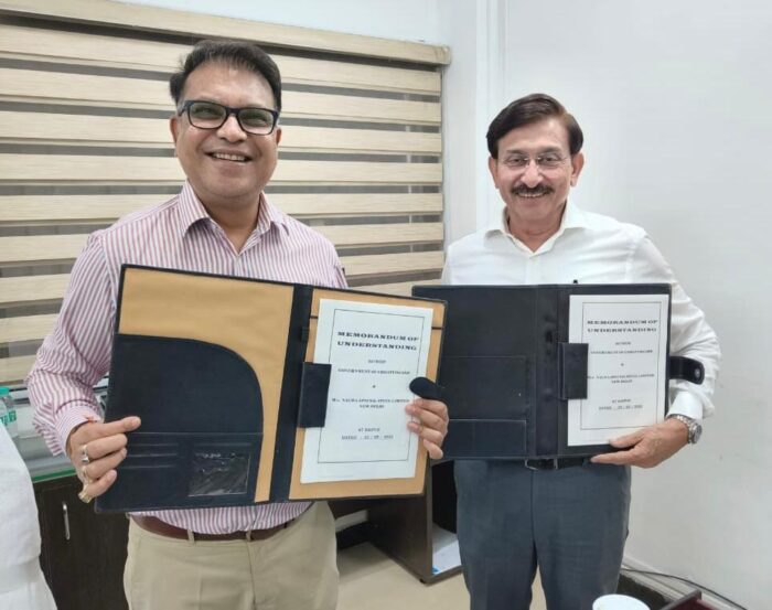 RAIPUR NEWS: Agreement signed between Nalwa Special Steel Limited New Delhi and the state government, will set up a plant in Raigarh to make square rectangular pipes