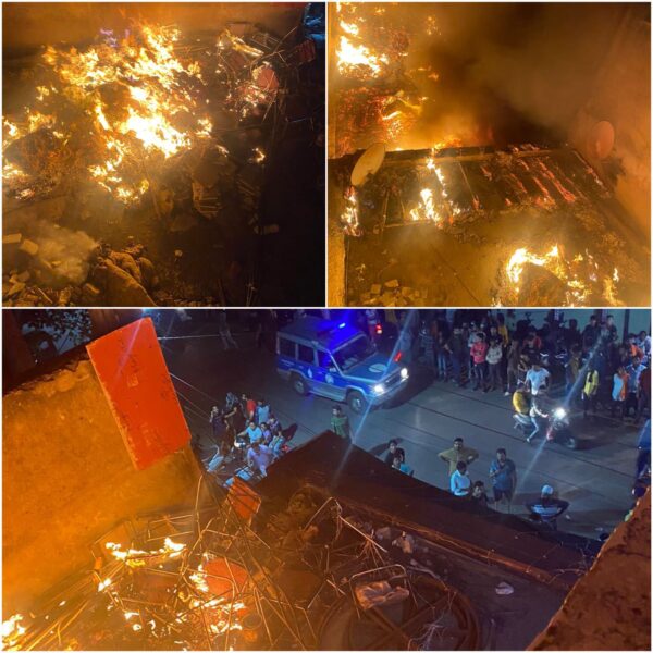 RAIPUR BREAKING : टेंट हाउस के गोदाम में लगी भीषण आग, इलाके में अफरातफरी का माहौल, मौके पर दमकल की गाड़ियां मौजूद  