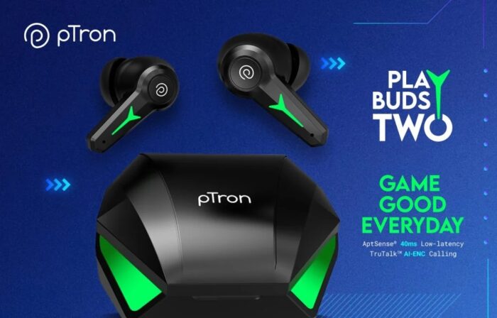 pTron Playbuds 2 : 45 घंटे तक चलने वाला तगड़ा Earbuds लॉन्च, कीमत सिर्फ इतनी, जानें इसके फीचर्स