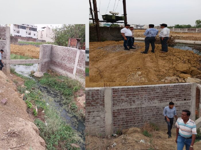 Raigarh News : नाली को पाट कर पानी निकासी किया बाधित, कॉलोनाइजर सहित तीन को निगम प्रशासन ने थमाया नोटिस
