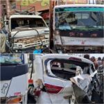 CG ACCIDENT BREAKING : अनियंत्रित हाइवा ने चार मालवाहक व एक कार को मारी जोरदार टक्कर, कई घायल, दबे हुए लोगों को निकाला जा रहा बहार 