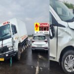 CG NEWS : आरंग - महासमुंद मार्ग पर हादसा, दुग्ध वाहन ने कार और 112 वाहन को मारी जोरदार ठोकर, तीन की हालत गंभीर 
