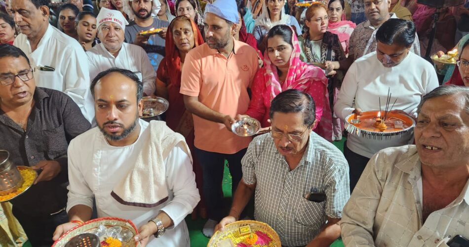 RAIPUR NEWS : श्री सद्गुरु स्वामी टेऊँराम जी महाराज के 137 वे जन्मोत्सव पर निकाली गई श्री टेऊँराम संक्रितन यात्रा, 225 ब्राह्मणों को कराया गया भोजन 