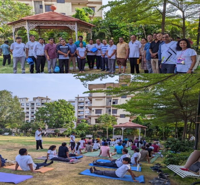 International yoga day : इंडियन मेडिकल एसोसिएशन रायपुर द्वारा योग दिवस का आयोजन 