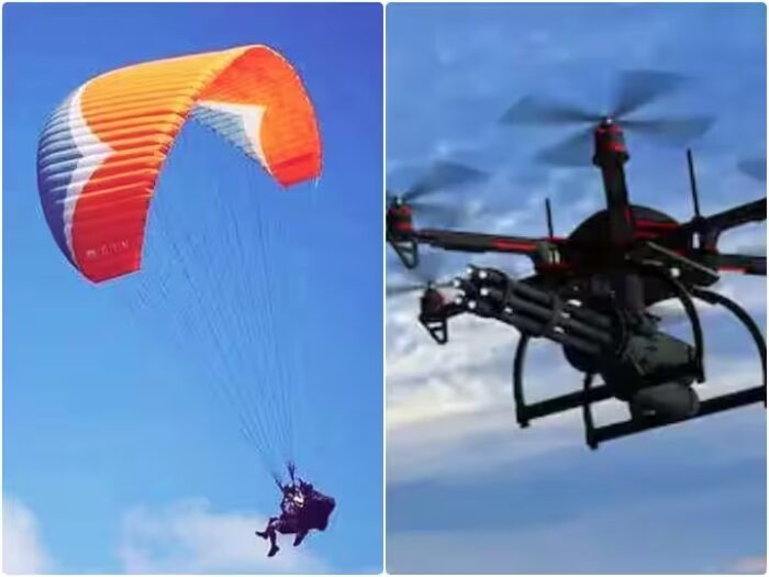 BIG NEWS : राजधानी में आज से पैराग्लाइडर, ‘हॉट एयर बैलून' और ड्रोन उड़ाने पर रोक, उल्लंघन करने पर होगी कार्रवाई 