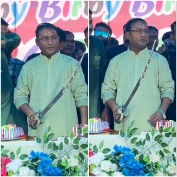CG NEWS : जन्‍मदिन पर मंत्री ने तलवार से काटा केक, खुद सोशल मीडिया में किया वायरल, खूब हो रही चर्चा 
