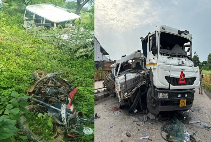 CG BIG ACCIDENT : तेज रफ्तार ने ली जान : जिले में दो अलग-अलग सड़क हादसे में चार लोगों की दर्दनाक मौत, एक गंभीर