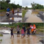 CG NEWS : दर्जनों गांव को जोड़ने वाला मार्ग वर्षों से खस्ताहाल, हो रहे रोजाना हादसे, गड्ढों में भरे दूषित पानी पर खेलकूद रहे बच्चे
