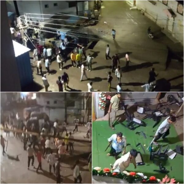 RAIPUR CRIME NEWS : रायपुर में बलवा, दो गूंटो में हुआ विवाद, युवकों ने रातभर की जमकर तोड़फोड़, देखें VIDEO   