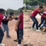 RAIPUR VIDEO : कलिंगा यूनिवर्सिटी के छात्रों के बीच जमकर मारपीट, चले लात-घूंसे, फ्रेशर पार्टी को लेकर हुआ विवाद, देखें वायरल वीडियो  