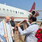 Raipur Breaking : रायपुर पहुचें गृह मंत्री अमित शाह, भाजपा प्रदेश अध्यक्ष अरुण साव ने एयरपोर्ट पर किया आत्मीय स्वागत 