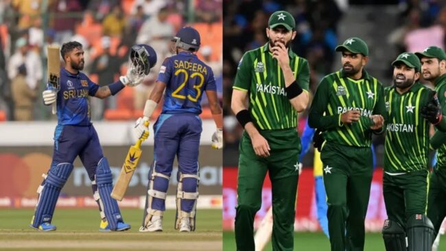 PAK vs SL, world cup 2023 : श्रीलंका ने पाकिस्तान के सामने रखा 345 का लक्ष्य, मेंडिस और समरविक्रमा ने जड़े तूफानी शतक
