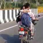  VIRAL VIDEO : नेशनल हाईवे पर रोमांस करते नजर आए पति-पत्नी, बाइक की टंकी पर बैठी दुल्हन, देखें वीडियो  