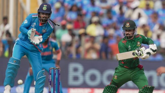 IND vs BAN, world cup 2023 : बांग्लादेश ने टीम इंडिया को दिया 257 रनों का लक्ष्य, हसन और लिटन ने लगाया अर्धशतक 