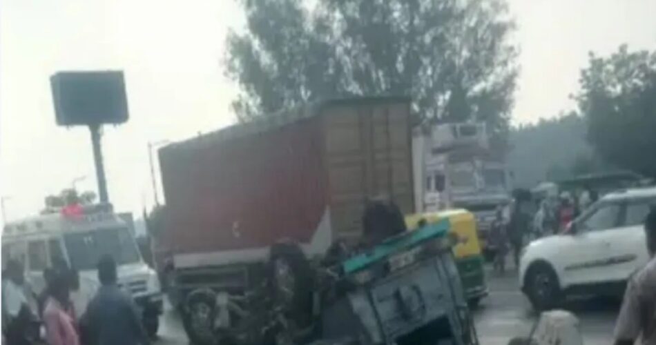 BIG ACCIDENT : दर्दनाक हादसा; तेज रफ़्तार ट्रक और जीप में जबरदस्त भिडंत, 7 लोगों की मौत