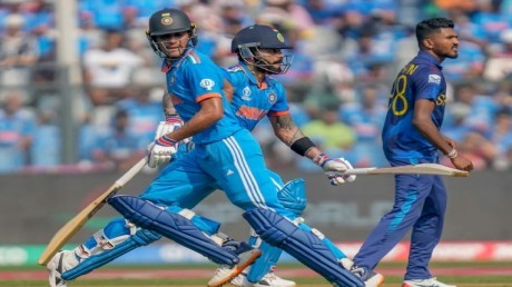 IND vs SL, world cup 2023 : टीम इंडिया ने श्रीलंका को दिया 358 रनों का लक्ष्य, विराट-गिल और अय्यर खेली अर्धशकीय पारी 