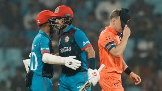 NED vs AFG, world cup 2023 : अफगानिस्तान ने नीदरलैंड्स को 7 विकेट से हराया, सेमीफाइनल की उम्मीद बरकरार 