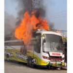 MP NEWS : चलती बस में लगी भीषण आग, ड्राइवर ने कूदकर बचाई जान 