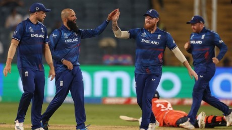 ENG vs NED, World cup 2023 : इंग्लैंड ने नीदरलैंड्स को 160 रनों से हराया, मोईन-राशिद ने झटके 3-3 विकेट  