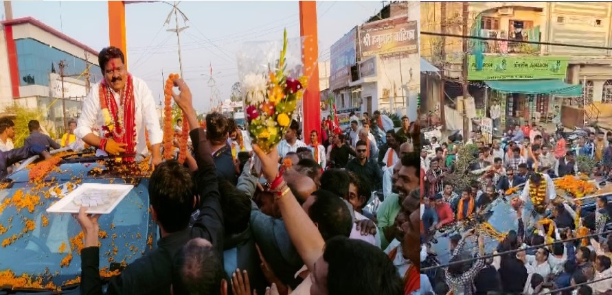 CG NEWS : डिप्टी सीएम विजय शर्मा का प्रथम नगर आगमन पर हुआ भव्य स्वागत
