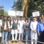 MP NEWS :असम में राहुल गांधी के काफिले पर हमले के विरोध में झाबुआ में भी विरोध प्रदर्शन