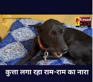 CG VIDEO : भगवान की भक्ति में कुत्ता, राम-राम का लगा रहा नारा