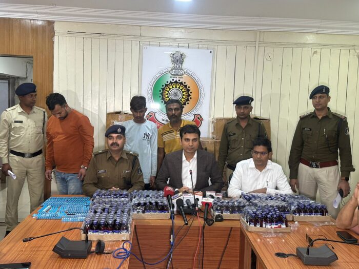 RAIPUR CRIME : नशीली सिरप के साथ तीन आरोपियों को पुलिस ने नागपुर से दबोचा