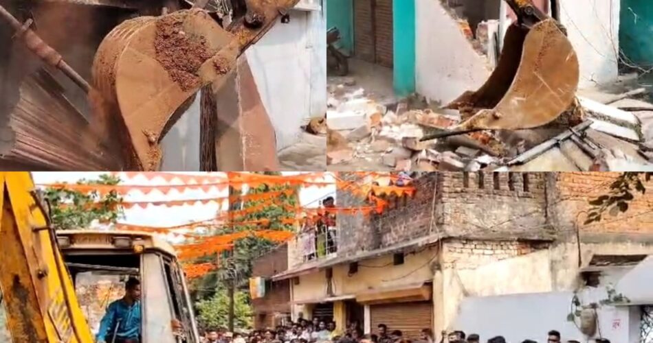 Bhilai Breaking : 12वी के छात्र के हत्यारों के घर पर चला बुलडोजर, विधायक रिकेश सेन की चेतावनी के बाद एक्शन मोड में प्रशासन