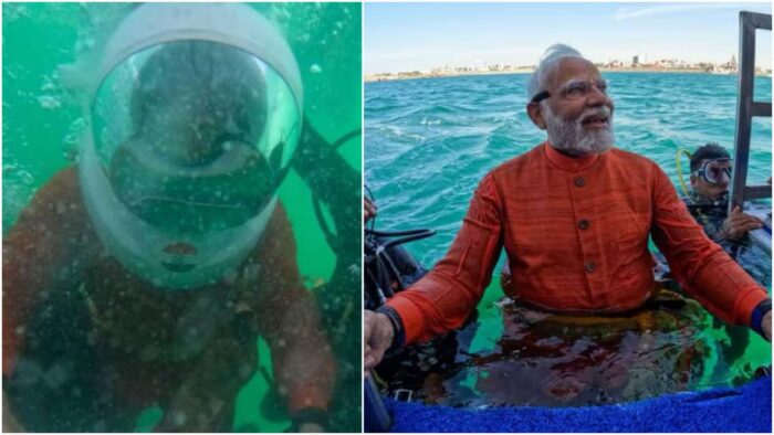 PM Modi Scuba Diving : लक्षद्वीप के बाद अब द्वारका में पीएम मोदी ने की स्कूबा डाइविंग, पोस्ट कर लिखी यह बात, देखें फोटोज 