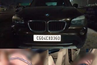 CG NEWS : नेशनल हाईवे में सड़क किनारे BMW कार में मिली एक व्यक्ति की लाश, मचा हड़कंप