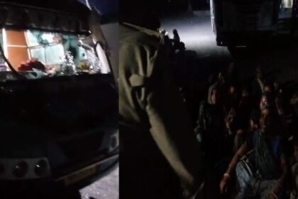 Barwah News : तीर्थयात्रियों की बस पर पथराव; विवाद के बाद बाईक सवारों ने यात्रियों से की मारपीट, 7 घायल, एक आरोपी गिरफ्तार 