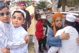 Eid ul Fitr : ईद उल फितर पर शहर में दिखा उत्साह, मुस्लिम भाइयों ने नमाज अदाकार एक दूसरे को दी बधाई
