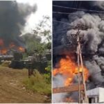 RAIPUR BREAKING : राजधानी के गुढ़ियारी इलाके में बिजली विभाग के दफ्तर में लगी भीषण आग, इलाके में मचा हड़कंप, देखें वीडियो 