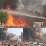 FIRE VIDEO RAIPUR : रायपुर में आग का तांडव जारी, बस्ती के लोगों में अफरा तफरी का माहौल, देखें सभी अपडेट के साथ आगजनी का वीडियो 