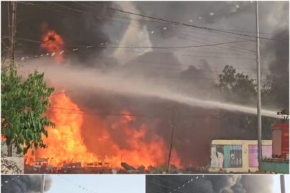 FIRE VIDEO RAIPUR : रायपुर में आग का तांडव जारी, बस्ती के लोगों में अफरा तफरी का माहौल, देखें सभी अपडेट के साथ आगजनी का वीडियो 