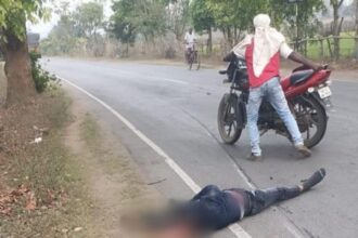 CG ACCIDENT NEWS : तेज रफ्तार ट्रक की टक्कर से बाइक सवार युवक की दर्दनाक मौत, सिर के हुए कई टुकड़े, दूसरे की हालत गंभीर 