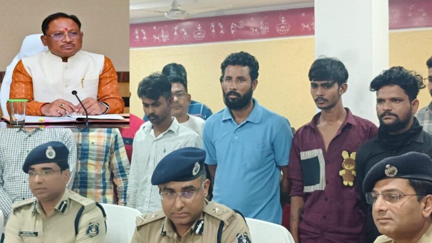 CG NEWS : रायपुर पुलिस ने लॉरेंस और अमन साहू गैंग के चार शूटरों को किया गिरफ्तार, बड़ी साजिश को देने वाले थे अंजाम, सीएम साय ने की सराहना