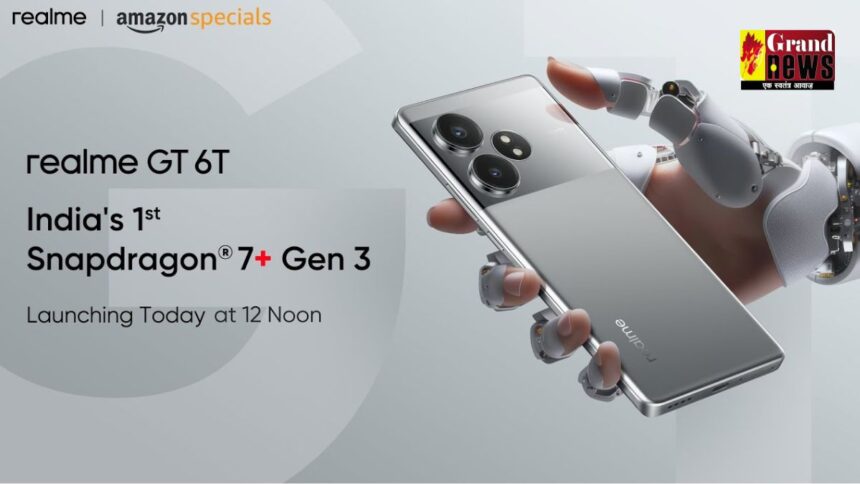 Realme GT 6T Launched : 5500mAh बैटरी और 12GB रैम के साथ रियलमी का ये तगड़ा प्रोसेसर वाला फोन लॉन्‍च, जानें कीमत