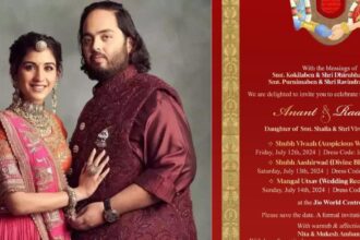 Anant Ambani Radhika Merchant Wedding : अनंत और राधिका की शादी का कार्ड आया सामने, जुलाई महीने की इस तारीख को होगा विवाह, मेहमानों के लिए खास ड्रेस कोड