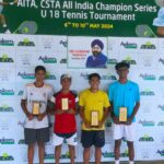SPORTS NEWS : एपिसेम टेनिस आईटा सीएसटीए ऑल इंडिया चैंपियन सीरीज U18 का समापन कल, देखें फाइनल्स के परिणाम 
