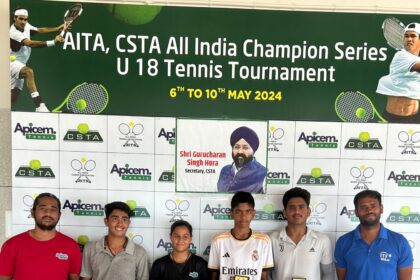 SPORTS NEWS : एपिसेम टेनिस आईटा सीएसटीए ऑल इंडिया चैंपियन सीरीज U18 टेनिस टूर्नामेंट: देखें बॉयज फाइनल मुकाबले के परिणाम