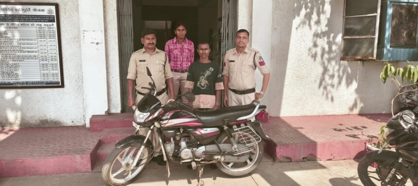 CG CRIME : रतनपुर महामाया मंदिर से बाइक चोरी करने वाला आरोपी रायपुर से पकड़ाया