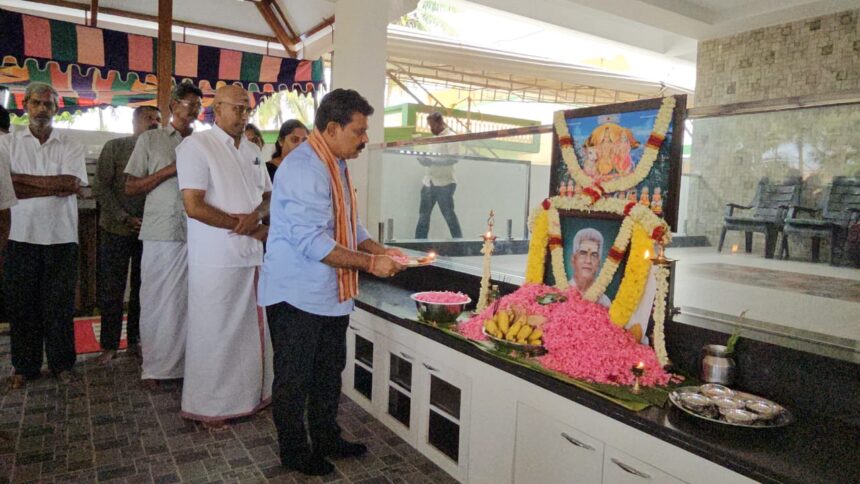 GRAND NEWS : उप-मुख्यमंत्री शर्मा ने तमिलनाडु पहुंचकर आईजी सुंदरराज के पिता को दी श्रद्धांजलि, परिजनों को बंधाया ढांढस