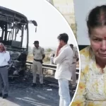 Accident News : धार्मिक स्थलों की यात्रा कर लौट रहे यात्री बस में लगी भीषण आग, 10 लोग जिंदा जले