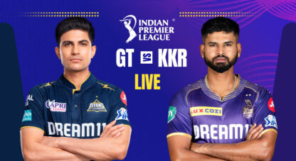 GT vs KKR IPL 2024 LIVE Score : गुजरात-कोलकाता के बीच मुकाबला