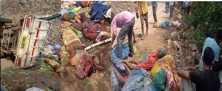 CG ACCIDENT BREAKING : कवर्धा में दर्दनाक हादसा; तेंदूपत्ता तोड़कर लौट रहें आदिवासियों की पिकअप खाई में गिरी, 15 लोगों की मौत, 7 घायल, मची चीख-पुकार 